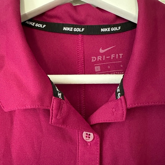 Nike Women’s Golf Dri-Fit Solid Victory Polo True Berry Nike T-shirt L - Picture 7 of 7